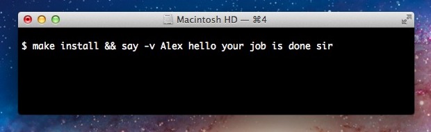 install make commands for mac