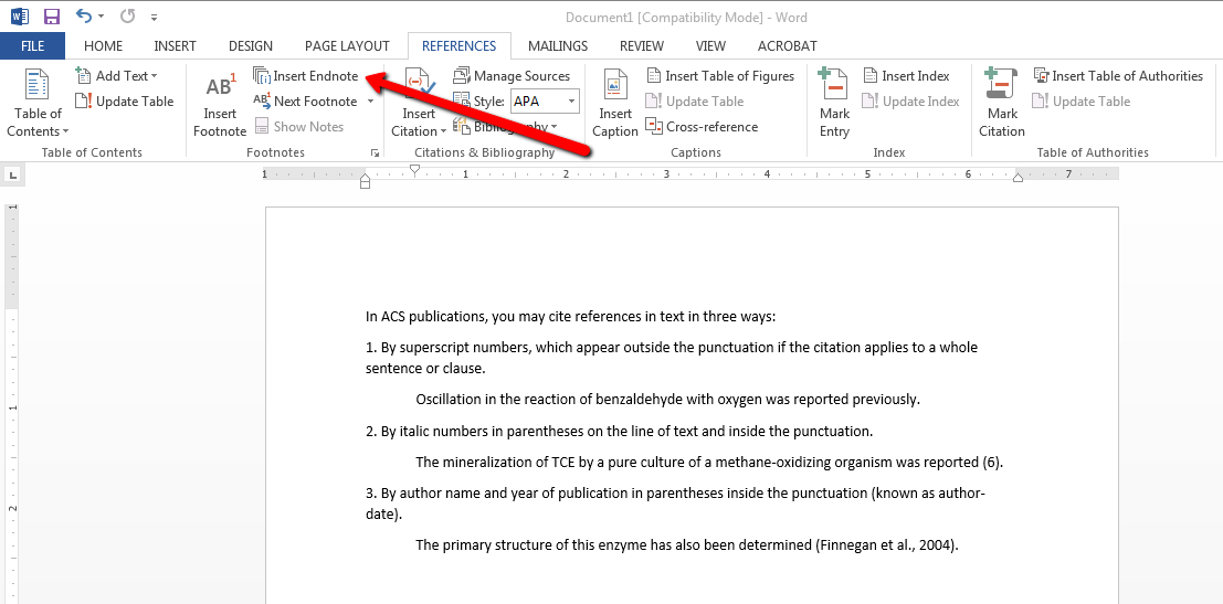 ms word for mac - change roman numeral footnotes to arabic numbers